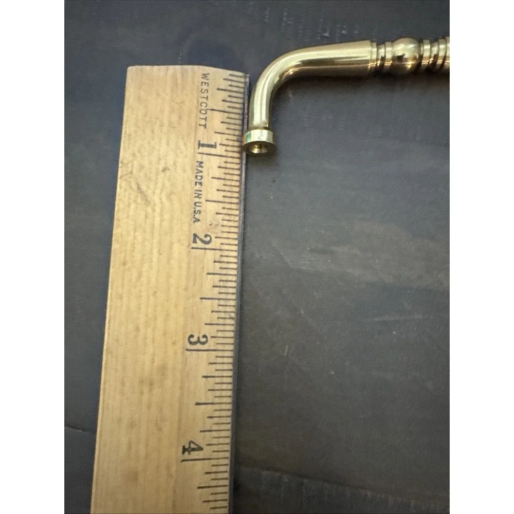 Set of 2 Vintage Brass Cabinet/Drawer Pulls‎ Handles 3